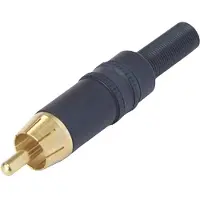 Rean NYS373 Connecteur RCA by noir RCA NYS373-0, Connecteur audio, Multicolore, Noir
