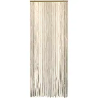 vidaXL Rideau anti-insectes multicolore 90 x 200 cm en bambou