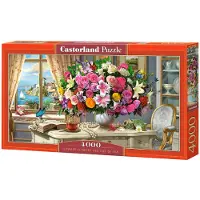 Castorland Puzzle Fleurs d'Été et Tasse de Thé - 4000 pièces