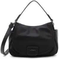 L.credi sac à épaule sac à épaule bandoulière Sadma Flapbag Schwarz noir