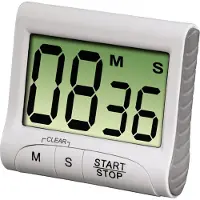 Xavax Countdown. Produktfarbe: Silber. Display-Typ: Digital. Akku-/Batterietyp: AAA (00111319)