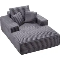 Vevor Chaise longue 1380 mm de large