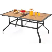 Vevor Table à manger pour patio extérieur