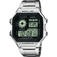 Casio Montre digitale noir / argent