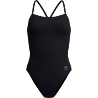 Speedo Fl Solid V-back 2.0 Swimsuit Noir UK 30 Femme