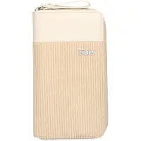 Zwei Porte-monnaies 'EVA EV2' abricot