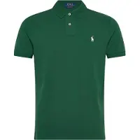 Ralph Lauren pour homme. 710680784526 Le polo piqué vert foncé iconique (L), Casuel, Coton, Manche courte