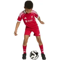 Adidas Liverpool Fc 25/26 Mini Home Short Sleeve Junior Set Rouge 12-24 Months Enfants