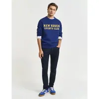 Gant pour homme. 1000260 Jean slim marine (32/34), Casuel, Coton, Denim, Durable