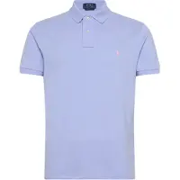 Ralph Lauren pour homme. 710680784531 Le polo piqué bleu clair iconique (L), Casuel, Coton, Manche courte