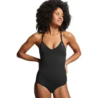Puma V Neck Swimsuit Noir XL Femme