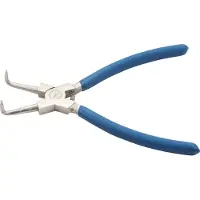 Bgs Pinces de circlips de 225 mm, inclinées, pour anneaux de pression internes