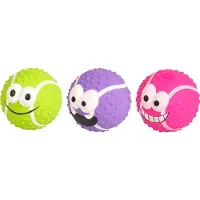 Flamingo Toy for dog, ball, 7 cm, various colours (Jouet de balle pour chiens)