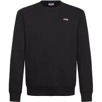 FILA Hommes, Pull-over, Leverano Regular Crew Sweatshirt, Noir, (M)