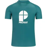 Protest Cater Short Sleeve Rash Guard Bleu M Homme