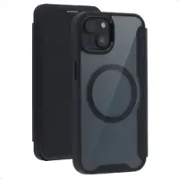IMoshion Bookcase Transparente avec MagSafe pour Apple iPhone 14 / 13 - Noir