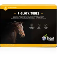 Global Medics P-Block Tubes pour Chevaux 6x60 g Aliment