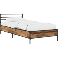 vidaXL Sommier en bois recyclé 80 x 200 cm, aggloméré