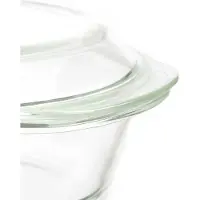 Usorteret casserole en borosilicate 2000ml, Poêle + casserole, Transparent