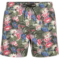 BOSS pour homme. 50508844 Maillot de bain imprimé vert (XL), Beachwear, Polyester