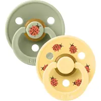BIBS Colour Tétine - Taille 2 - 2 Pack - Tour - Sage Mix - - 6-18 mois - Tétine