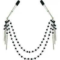 Sportsheets Sincerely Black Jeweled Pinces à Seins