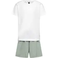 Adidas Survêtement 'Seasonals' vert pastel / blanc