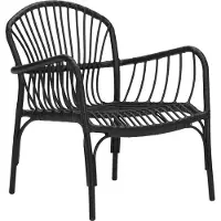 House Doctor Fauteuil Brea noir