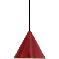 Dyberg Larsen Suspension , Ron, dimmable, Rouge, Salon / séjour, Métal, Scandinave