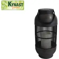 Expo Börse Kynast Garden Lanterne solaire Henkell brune avec bougie LED hauteur 44cm