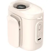OEM VHV - Ventilateur de table - Ventilateur portable pour l'extérieur, les déplacements et le travail - avec batterie de 3600 mAh, 100 réglages de vitesse et clip - blanc, ABS, 7,2 x 6 x 8,4 cm