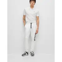 HUGO T-Shirt 'Donos' noir / blanc