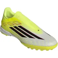 Adidas Chaussure de foot 'F50 League' citron vert / gris clair / rouge / noir