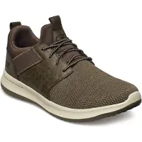 SKECHERS Baskets basses 'Delson Camben' olive