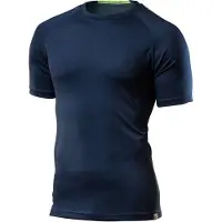 Neo Tools Hommes, T-shirt, 81-614-S, Bleu, (S)