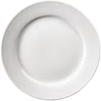Olympia Assiette ronde en porcelaine blanche 25 cm (12 pièces)