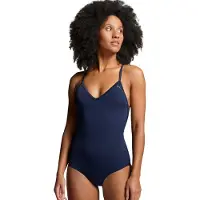 Puma V Neck Swimsuit Bleu XL Femme