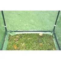 Harms Import Serre à tomates ; acier / plastique PE 140 gsm