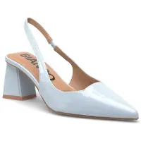 Bianco Escarpins à bride arrière 'Maralyn' bleu clair