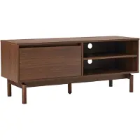 Happy Garden Meuble TV en bois foncé 120cm SARAH