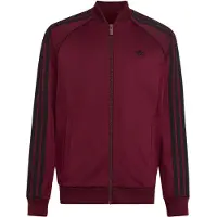 Adidas Originals Veste de survêtement 'SST' bourgogne / noir