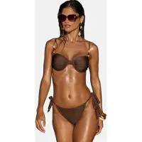Lipsy Bas de bikini marron