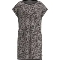 Tom Tailor Chemise de nuit cappuccino / brun foncé / noir