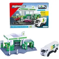 Majorette - Station-service Majo BP + 1 véhicule - à partir de 3 ans