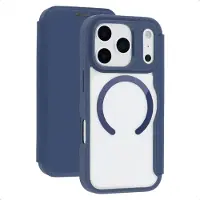 IMoshion Bookcase Transparente avec MagSafe Apple iPhone 17 Pro Max - Bleu