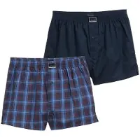 Tom Tailor Boxers bleu / bleu marine / rouge foncé / blanc