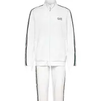 EA7 pour homme. 7M001867_AF12660 Ensemble Italian blanc (XL), Sport, Coton, Manche longue