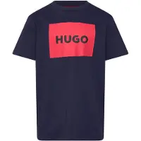 HUGO BOSS T-shirt Regular en coton avec logo rouge pour enfant