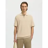Selected T-Shirt 'SLHCran' beige foncé