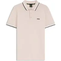 BOSS pour homme. 50469055 Polo Paddy beige (S), Casuel, Coton, Manche courte